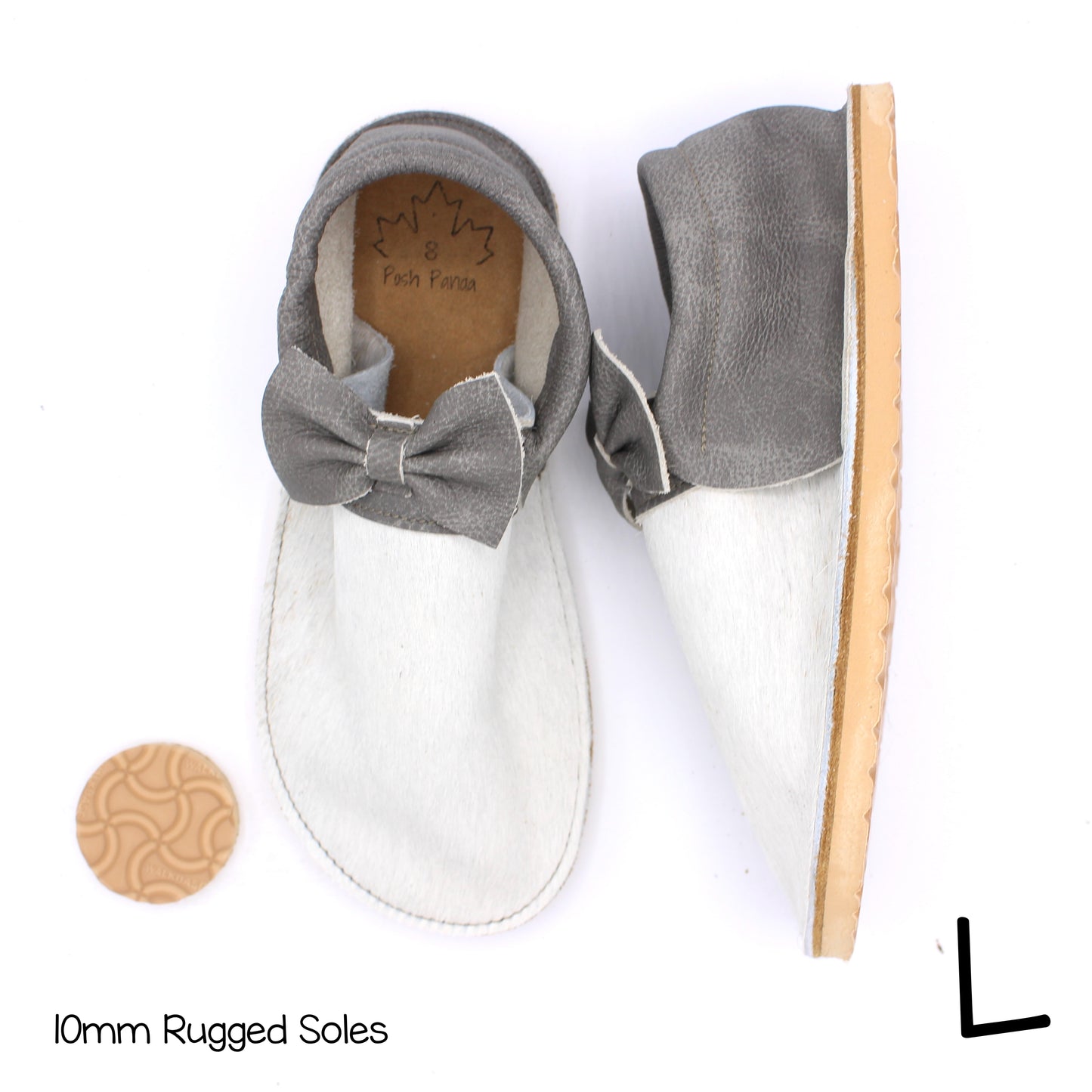 Hair Hide Collab Mocs - Ladies - SIZE 8 - RUGGED
