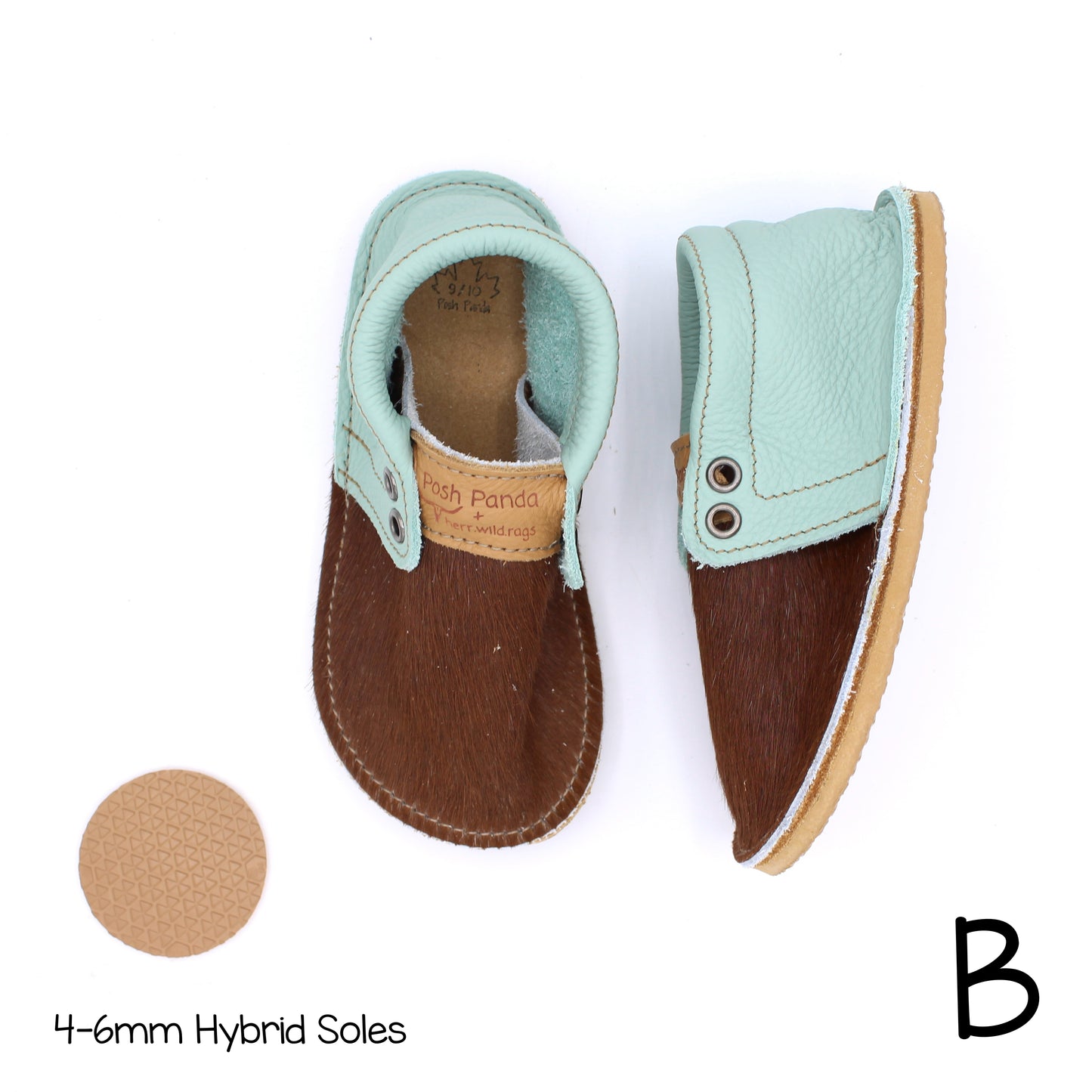 Hair Hide Mocs - TODDLER - Size 9/10 (4mm Sole)