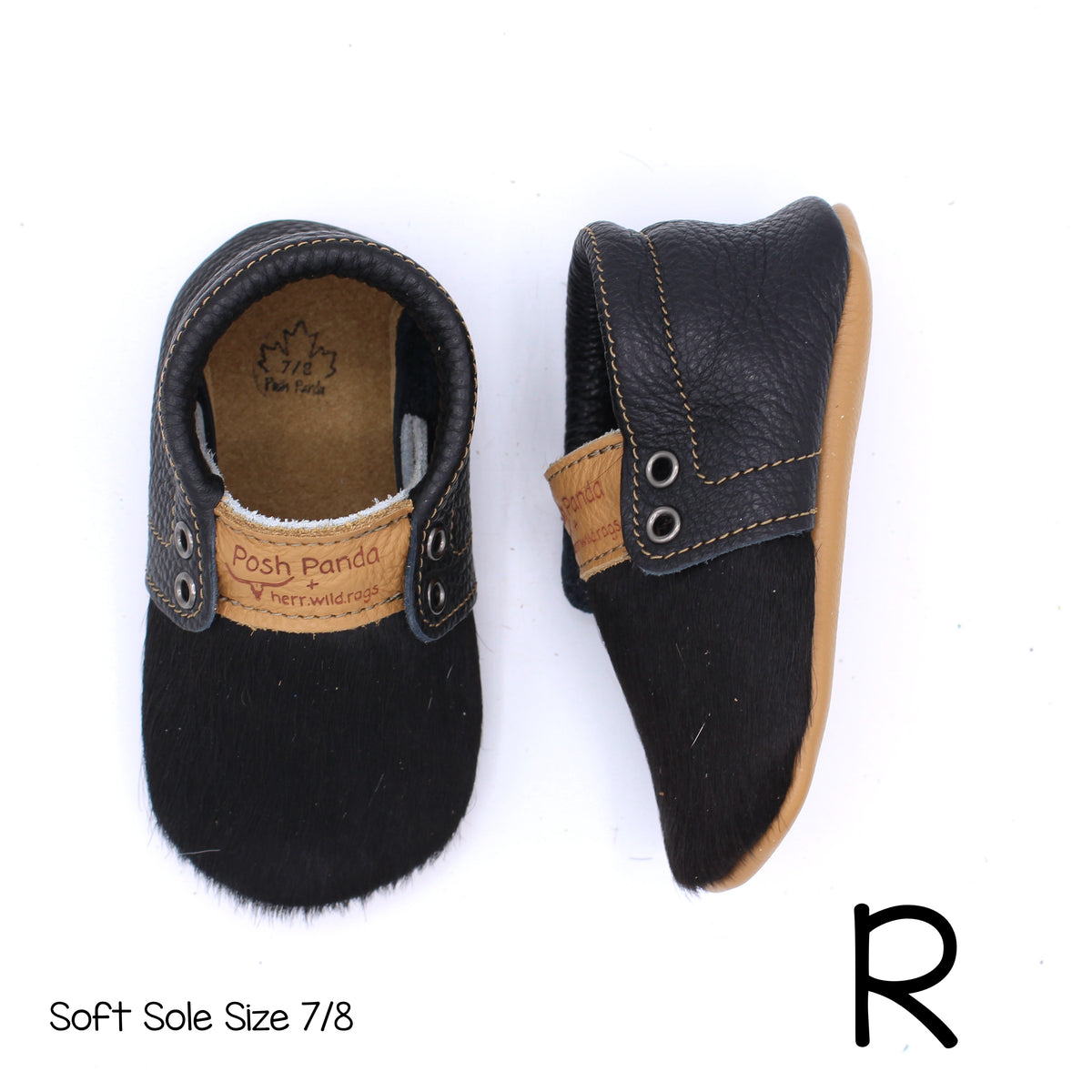 Hair Hide Mocs -  BABY/TODDLER (Soft Sole) - Size 7/8