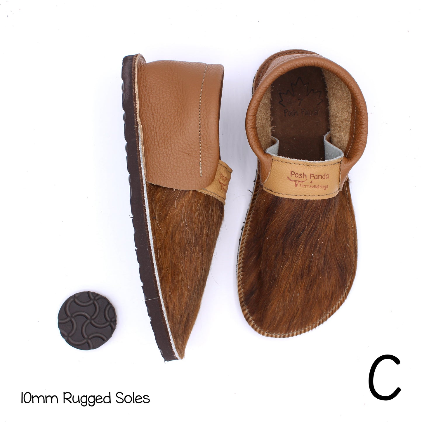 Hair Hide Collab Mocs - Ladies - SIZE 7 - RUGGED