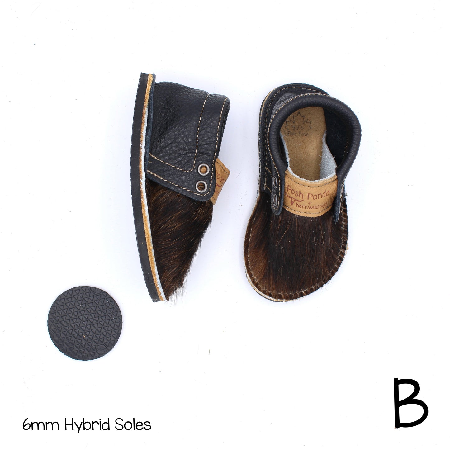 Hair Hide Mocs - TODDLER - Size 5/6 (4-6mm Sole)