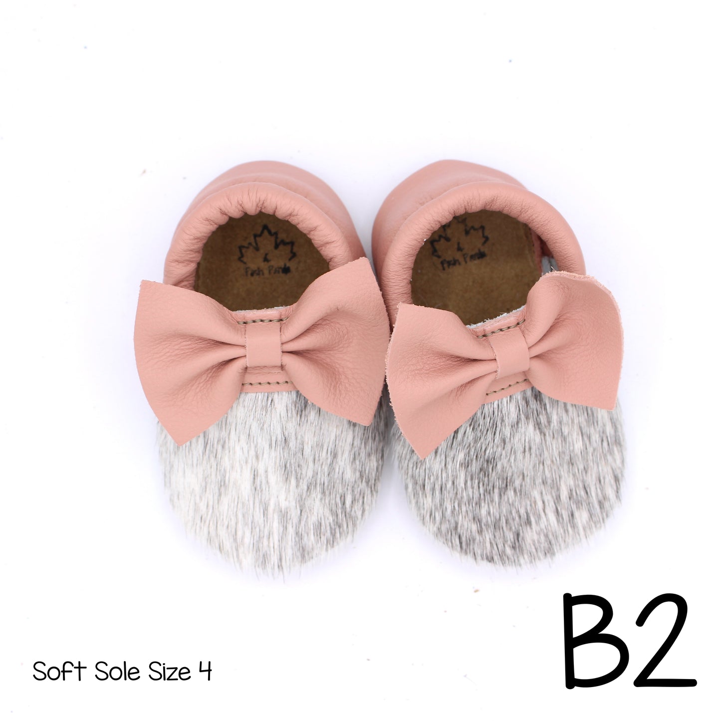 Hair Hide Mocs -  BABY/TODDLER (Soft Sole) - Size 4