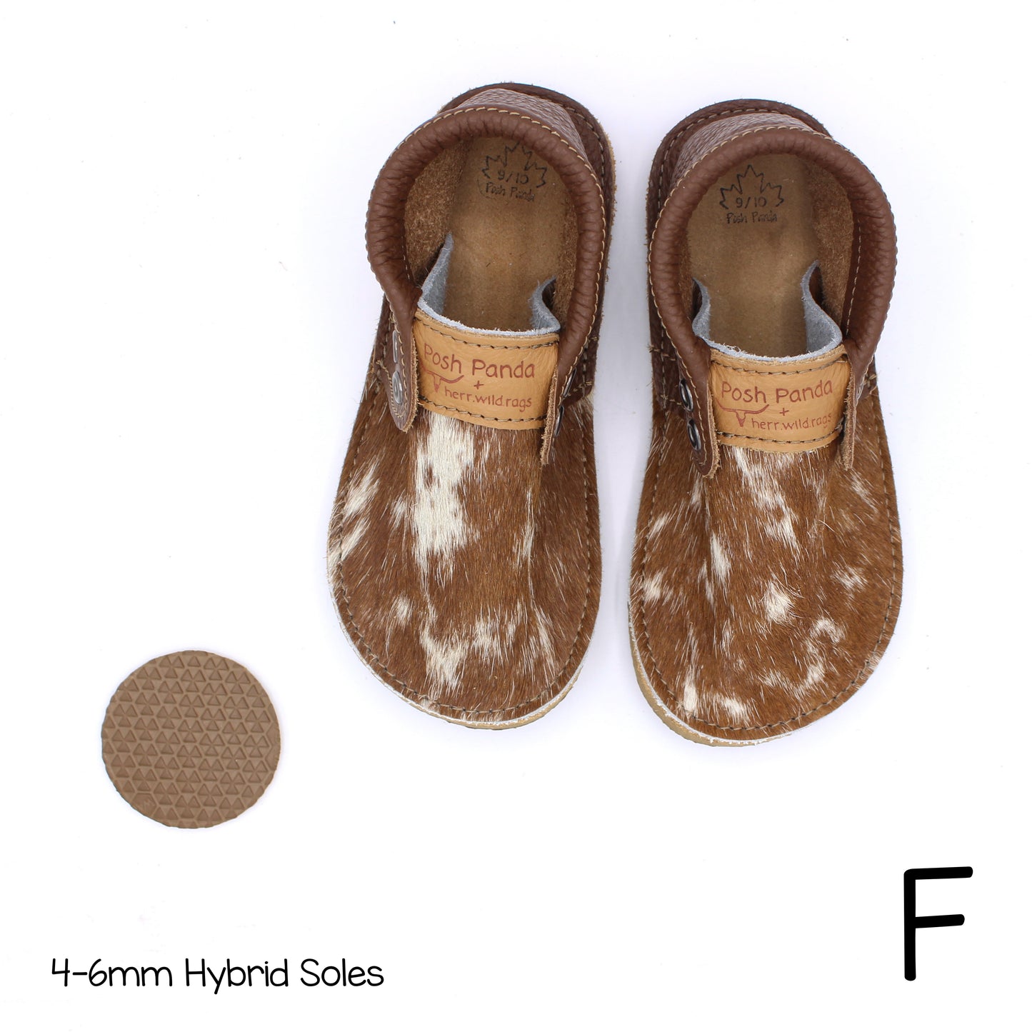 Hair Hide Mocs - TODDLER - Size 9/10 (4mm Sole)