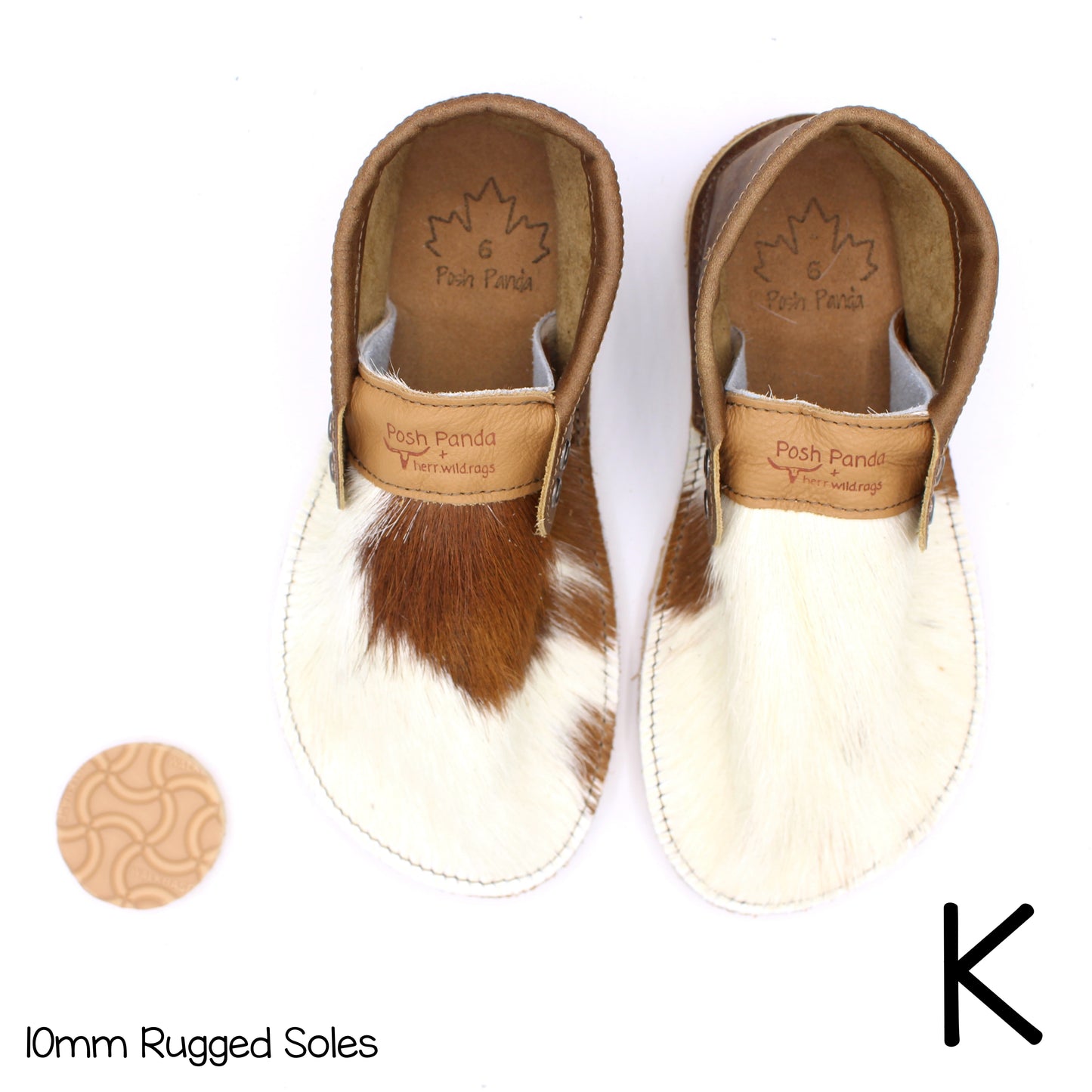 Hair Hide Collab Mocs - Ladies - SIZE 6 - RUGGED