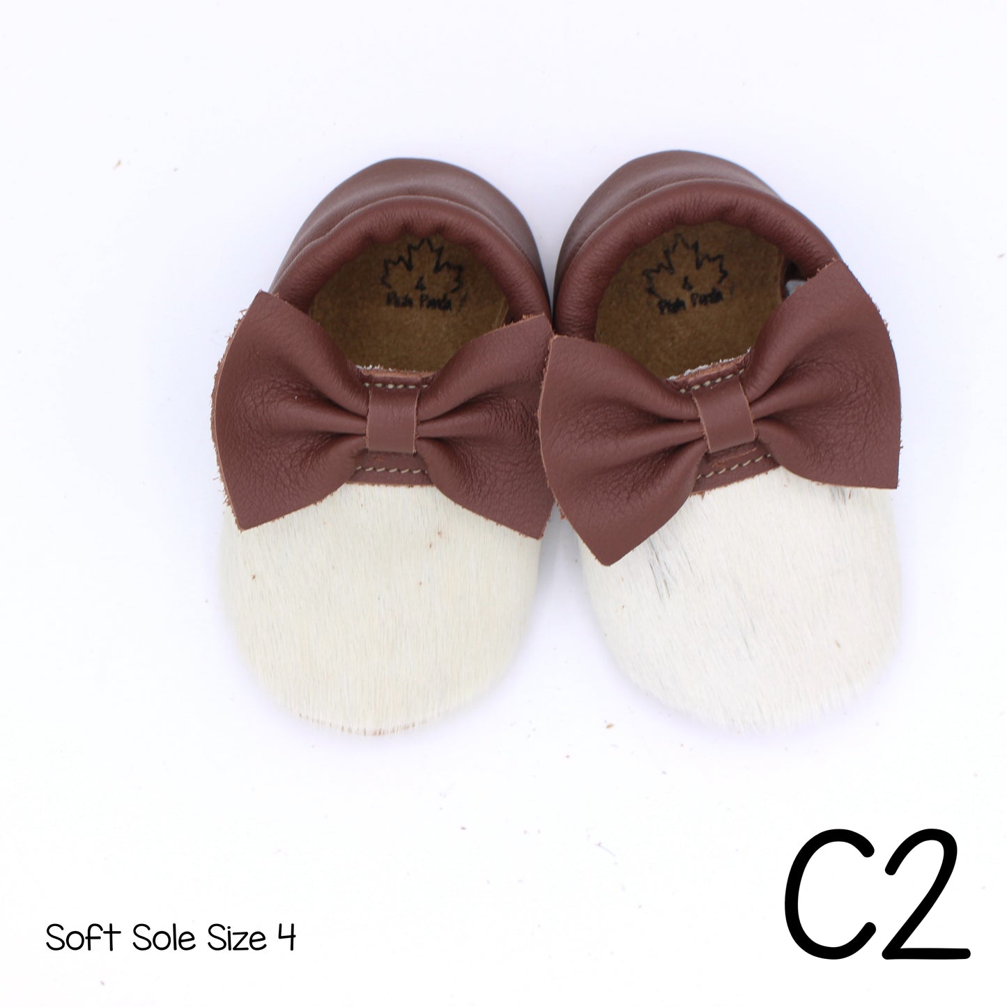 Hair Hide Mocs -  BABY/TODDLER (Soft Sole) - Size 4