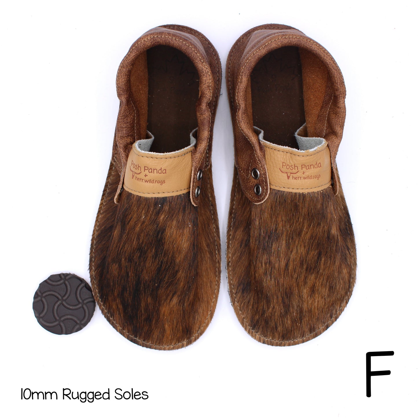 Hair Hide Collab Mocs - Ladies - SIZE 9 - RUGGED