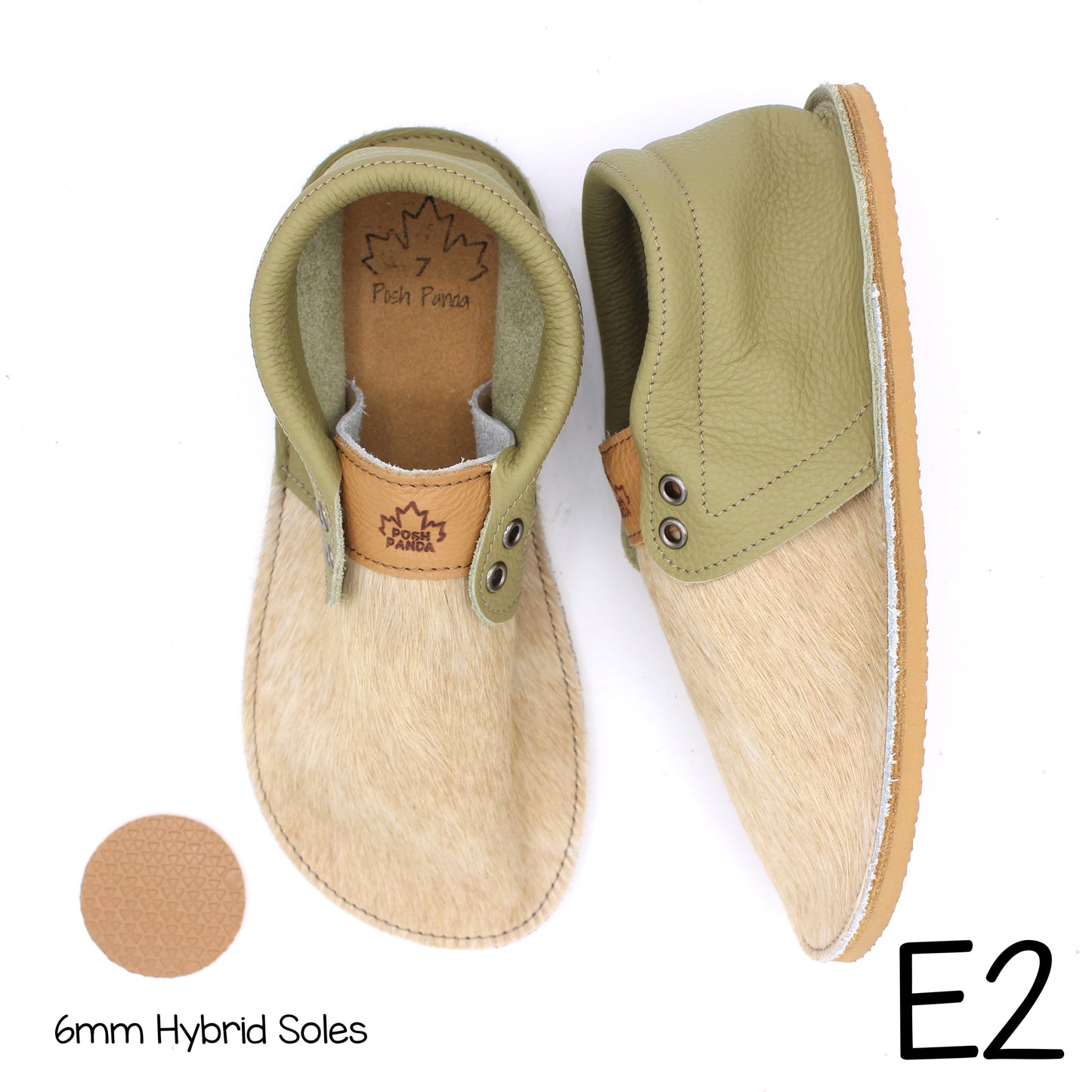 Hair Hide Collab Mocs - Ladies - SIZE 7 (4-6mm Soles)