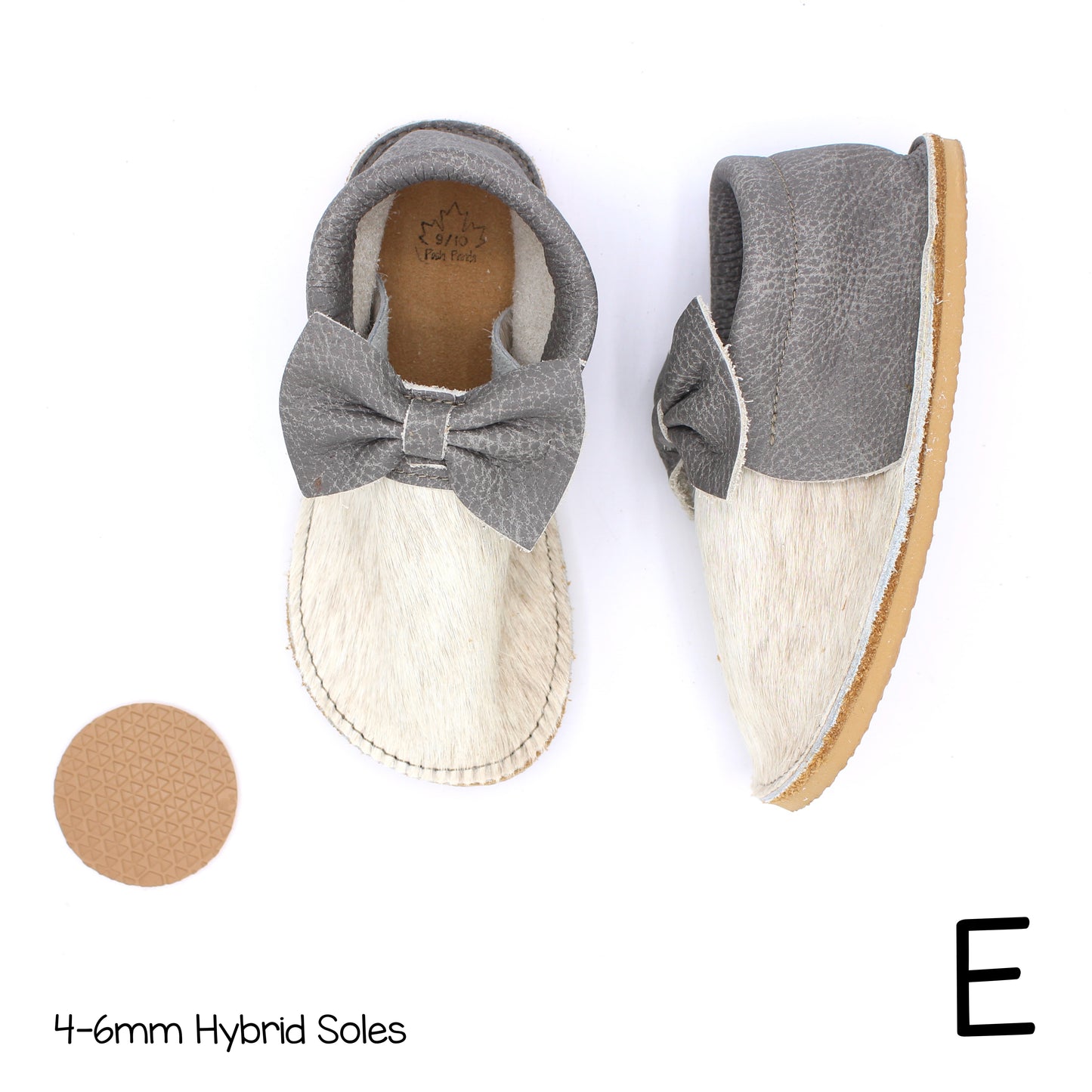 Hair Hide Mocs - TODDLER - Size 9/10 (4mm Sole)