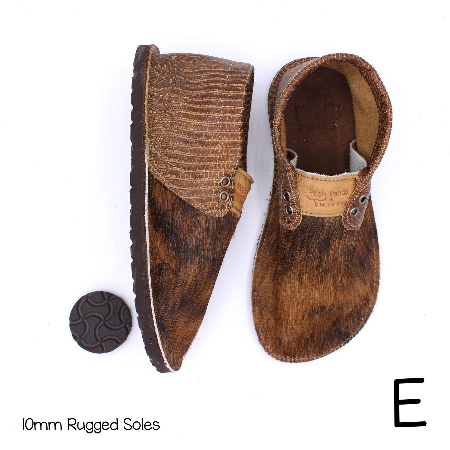 Hair Hide Collab Mocs - Ladies - SIZE 7 - RUGGED