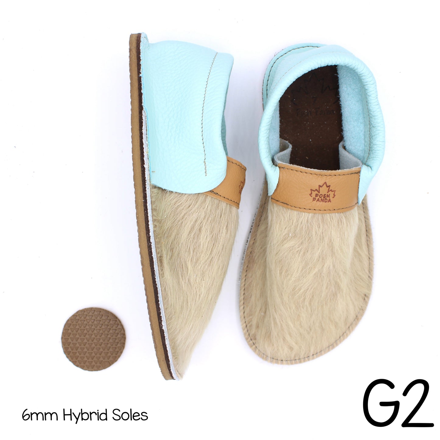 Hair Hide Collab Mocs - Ladies - SIZE 7 (4-6mm Soles)