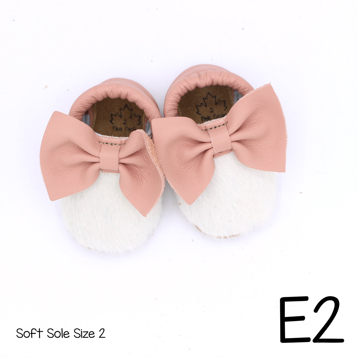 Hair Hide Mocs -  BABY/TODDLER (Soft Sole) - Size 2