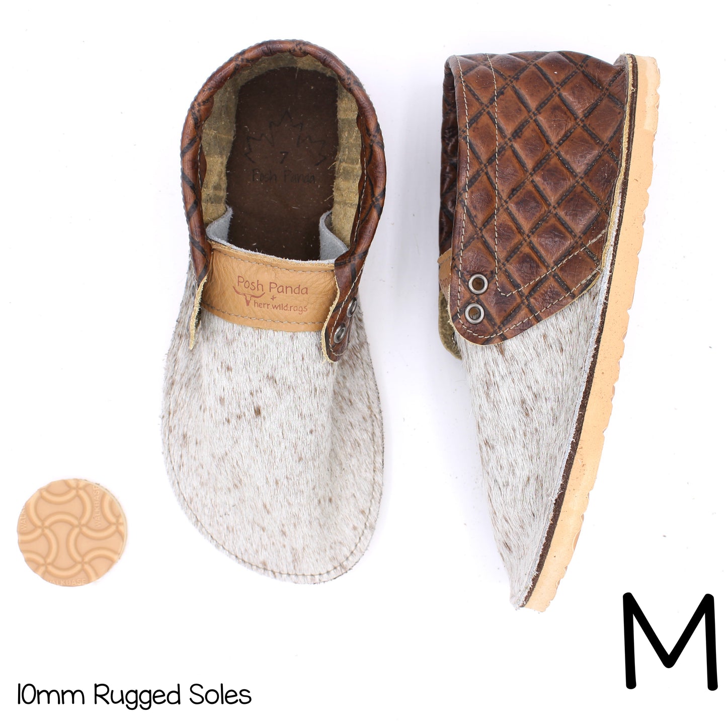 Hair Hide Collab Mocs - Ladies - SIZE 7 - RUGGED