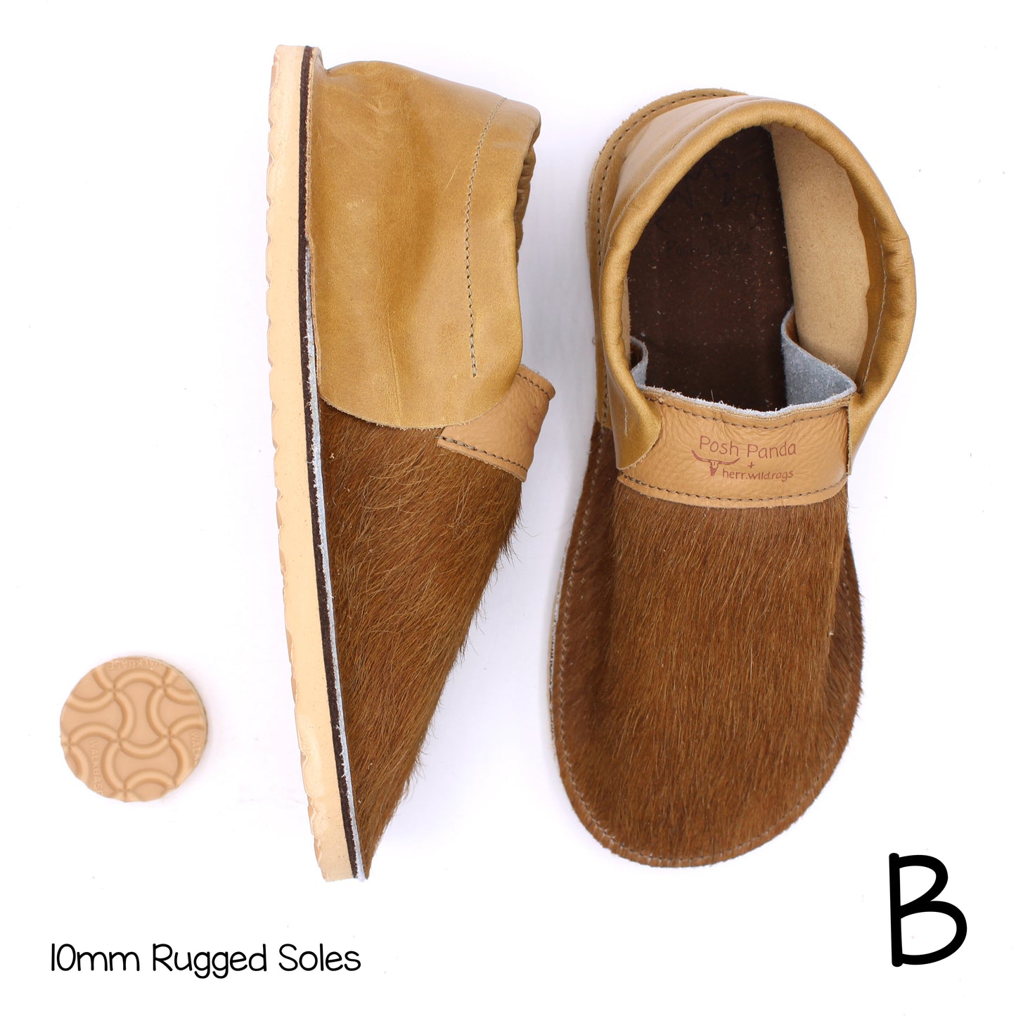 Hair Hide Collab Mocs - Ladies - SIZE 9 - RUGGED