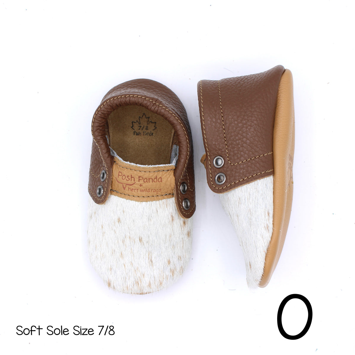 Hair Hide Mocs -  BABY/TODDLER (Soft Sole) - Size 7/8