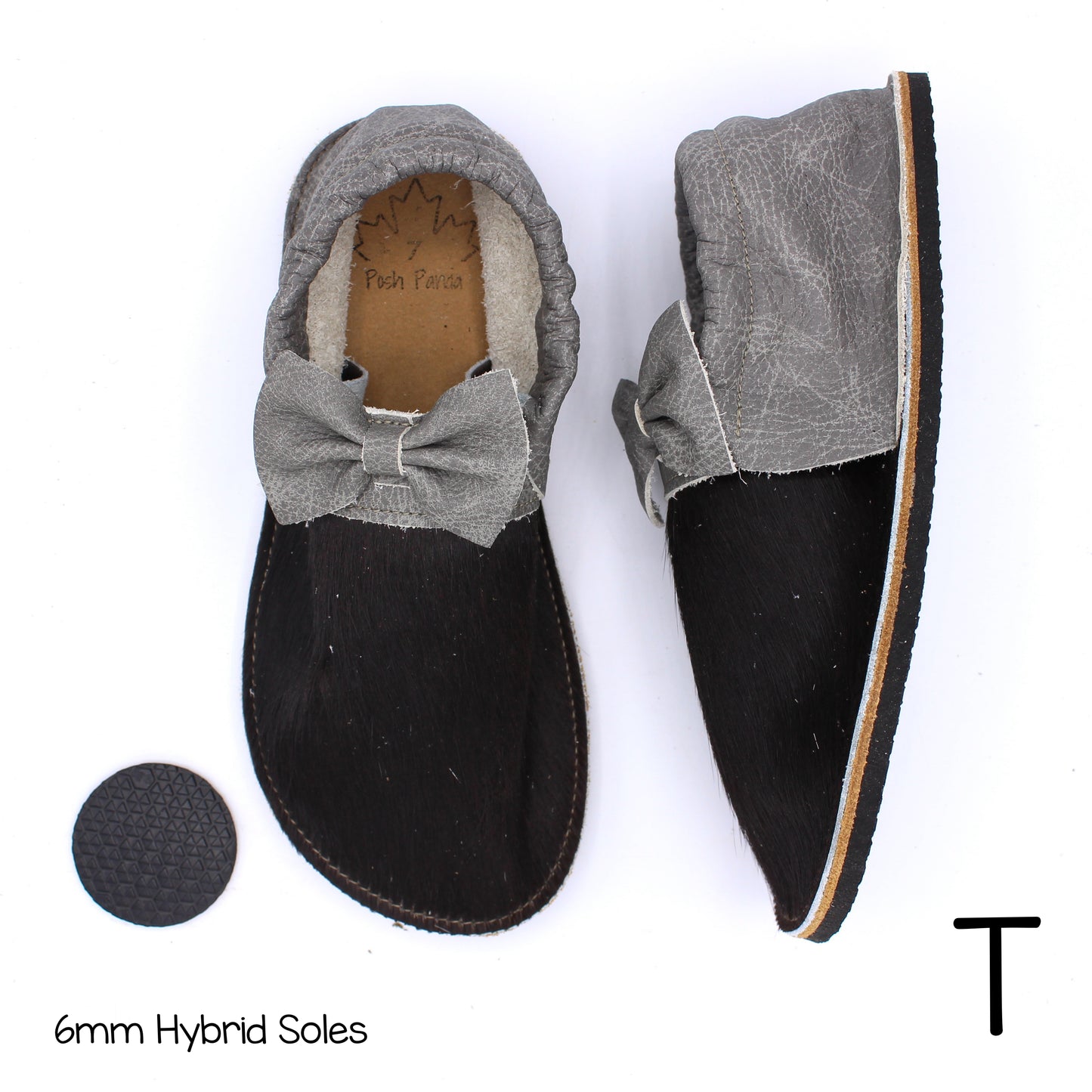 Hair Hide Collab Mocs - Ladies - SIZE 7 (4-6mm Soles)