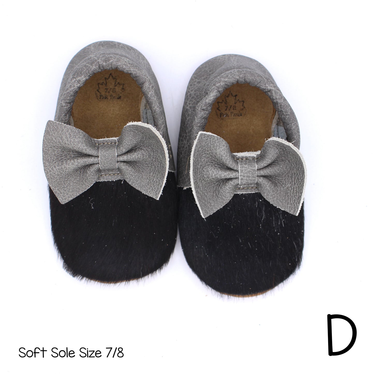 Hair Hide Mocs -  BABY/TODDLER (Soft Sole) - Size 7/8