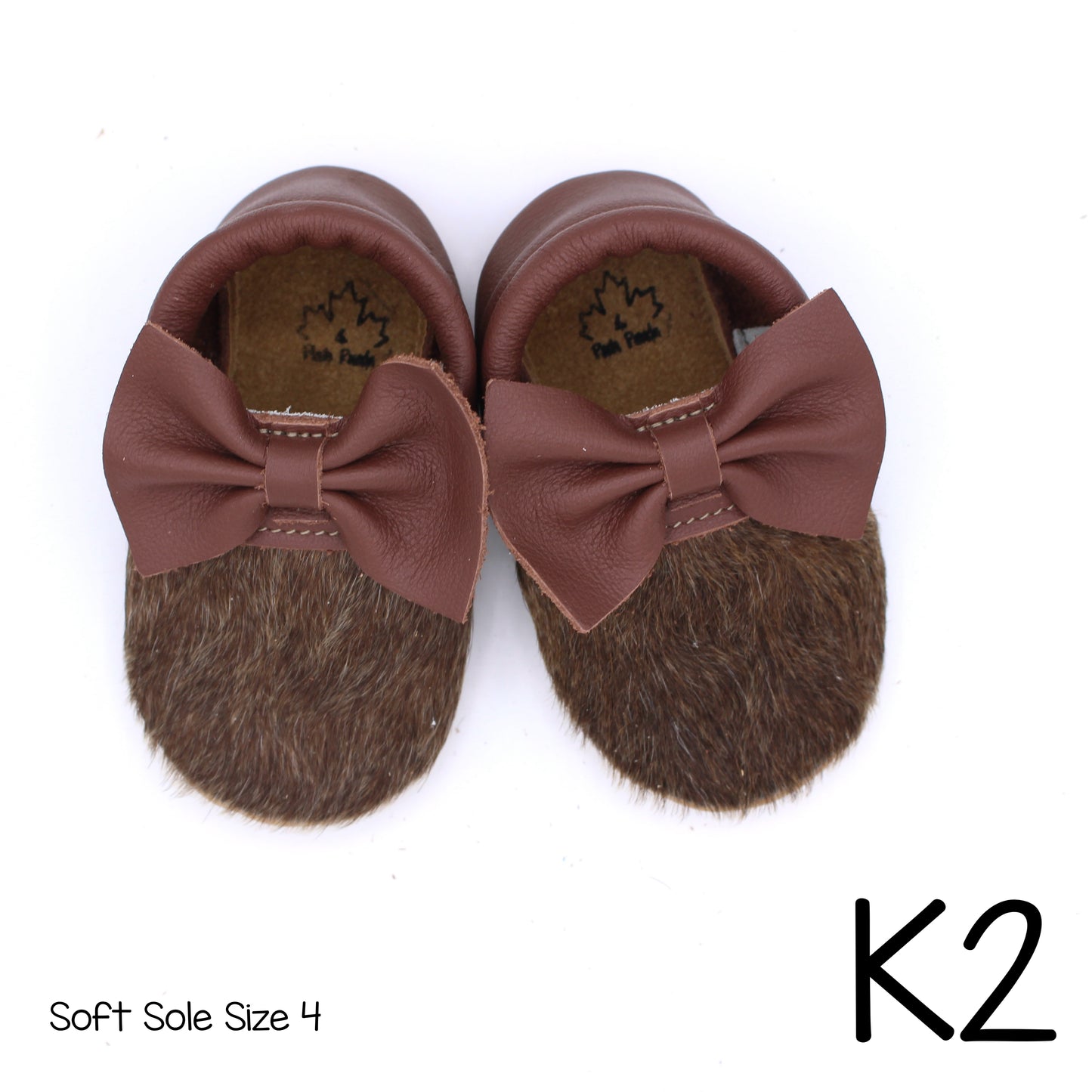 Hair Hide Mocs -  BABY/TODDLER (Soft Sole) - Size 4