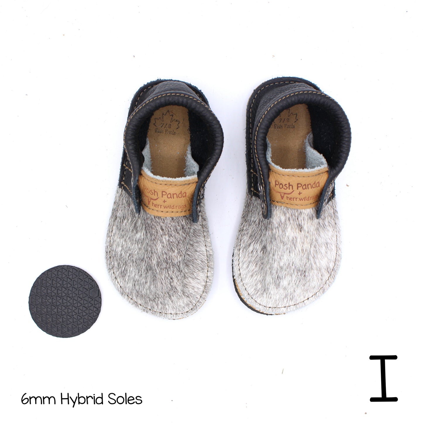 Hair Hide Mocs - TODDLER - Size 7/8 (4-6mm Sole)