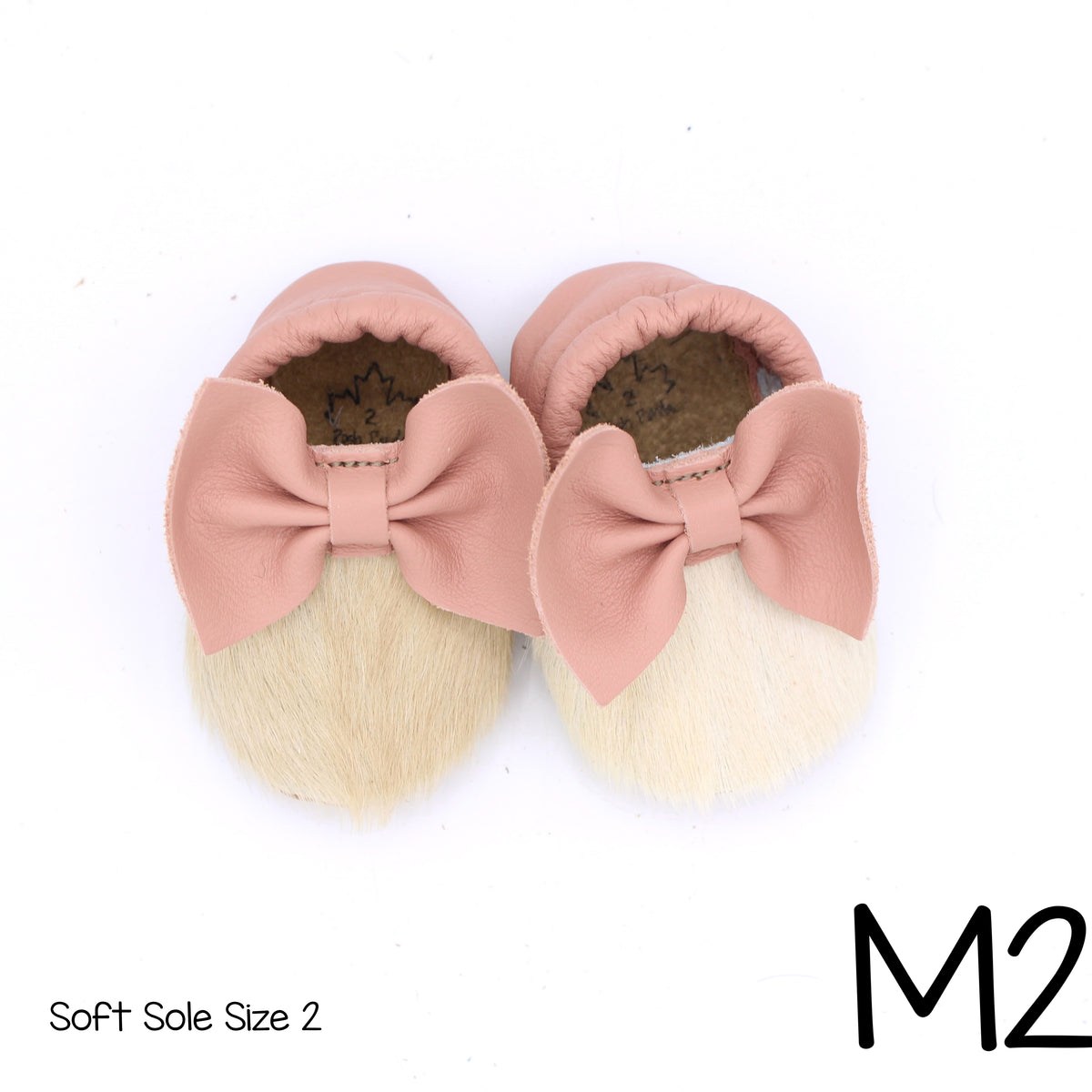 Hair Hide Mocs -  BABY/TODDLER (Soft Sole) - Size 2