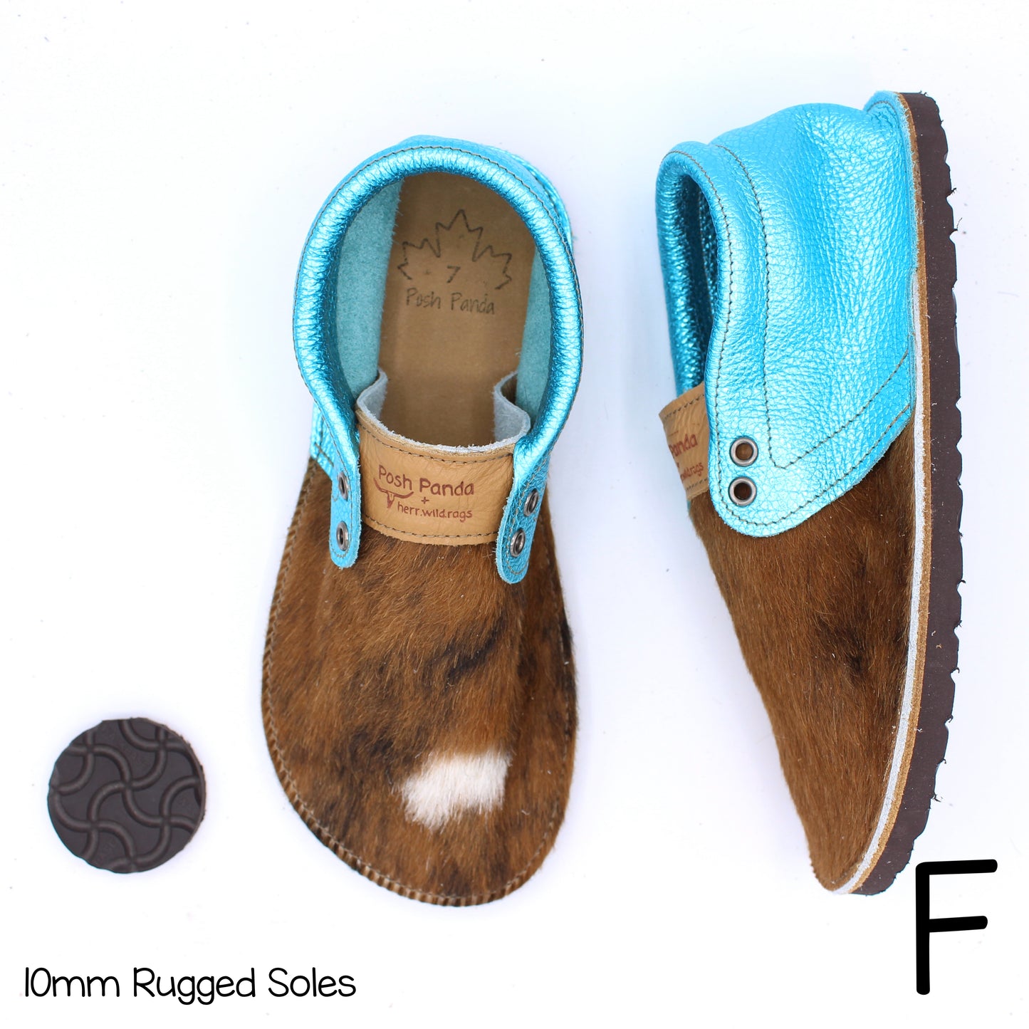 Hair Hide Collab Mocs - Ladies - SIZE 7 - RUGGED