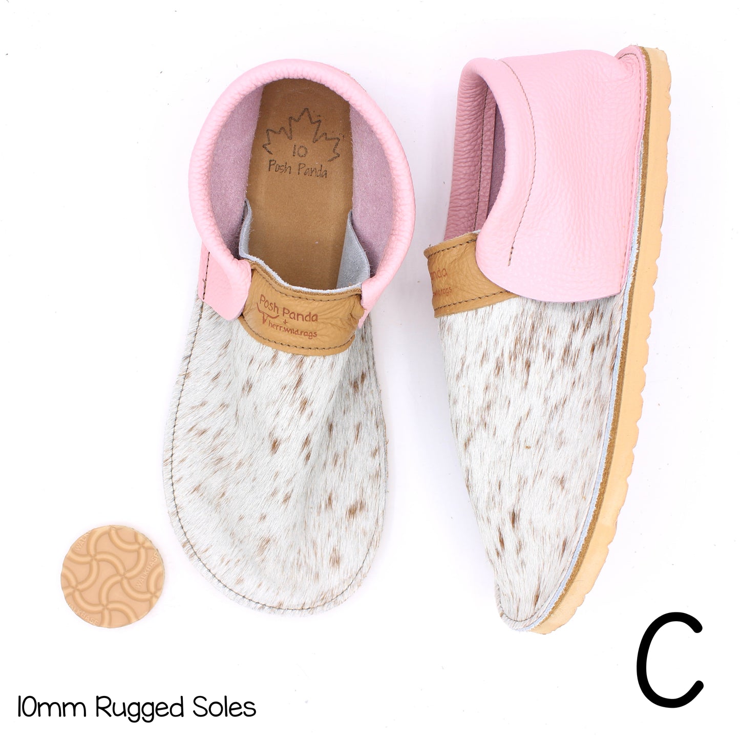 Hair Hide Collab Mocs - Ladies - SIZE 10 - RUGGED