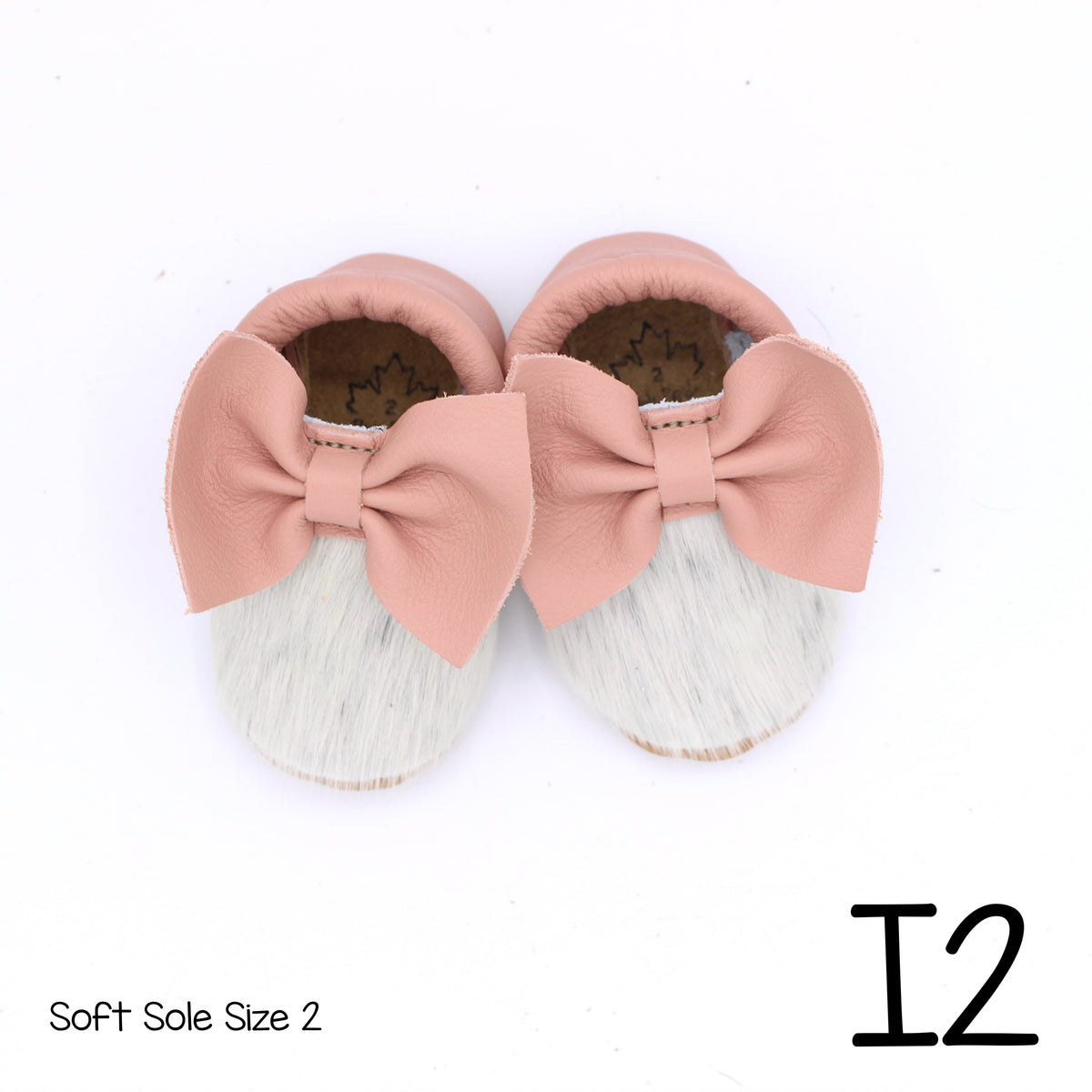 Hair Hide Mocs -  BABY/TODDLER (Soft Sole) - Size 2