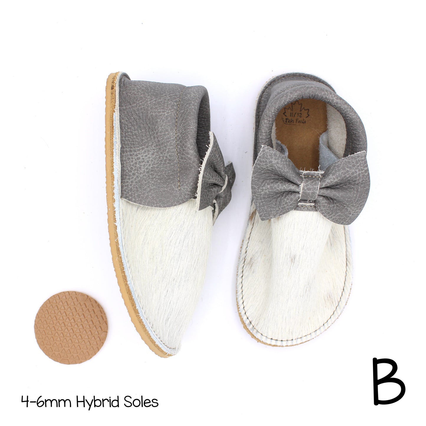 Hair Hide Mocs - TODDLER - Size 11/12 (4-6mm Sole)