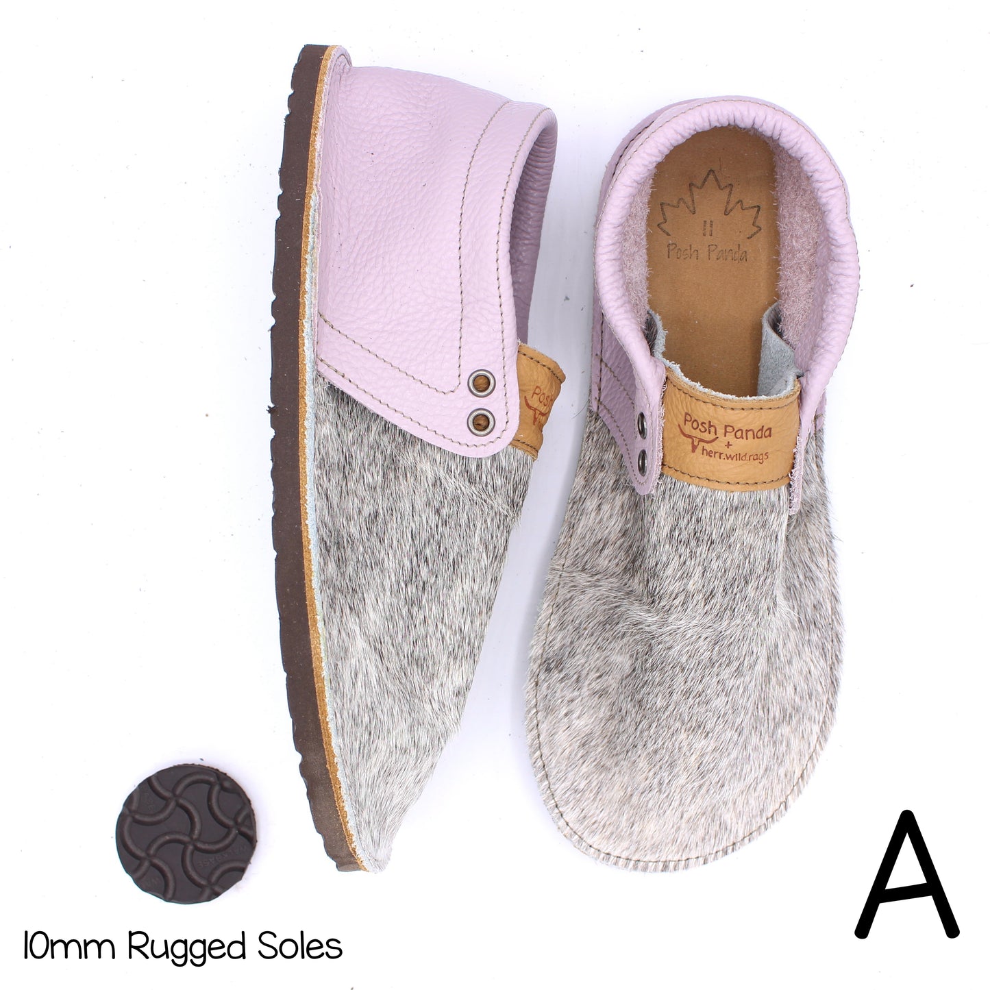 Hair Hide Collab Mocs - Ladies - SIZE 11 - RUGGED