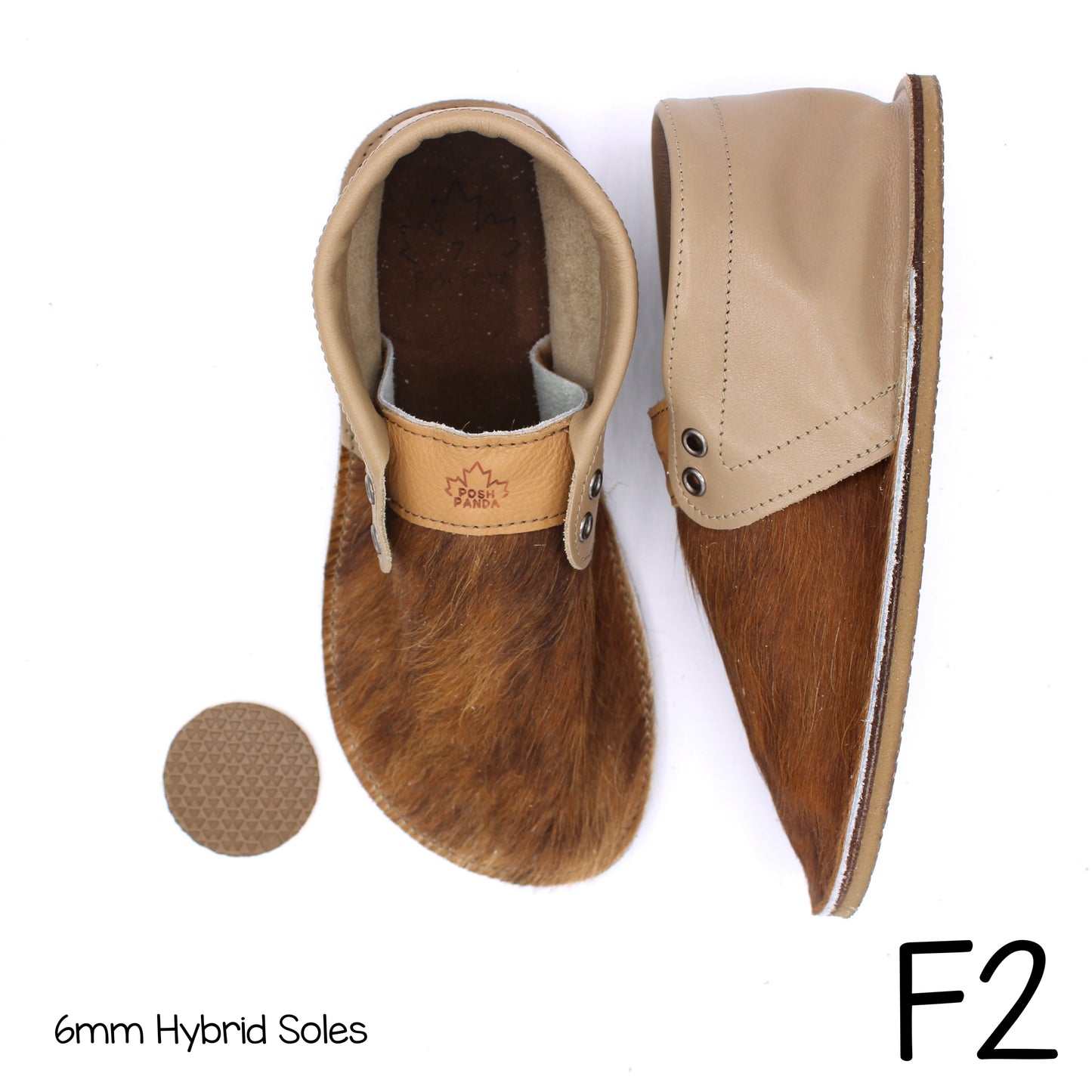 Hair Hide Collab Mocs - Ladies - SIZE 7 (4-6mm Soles)