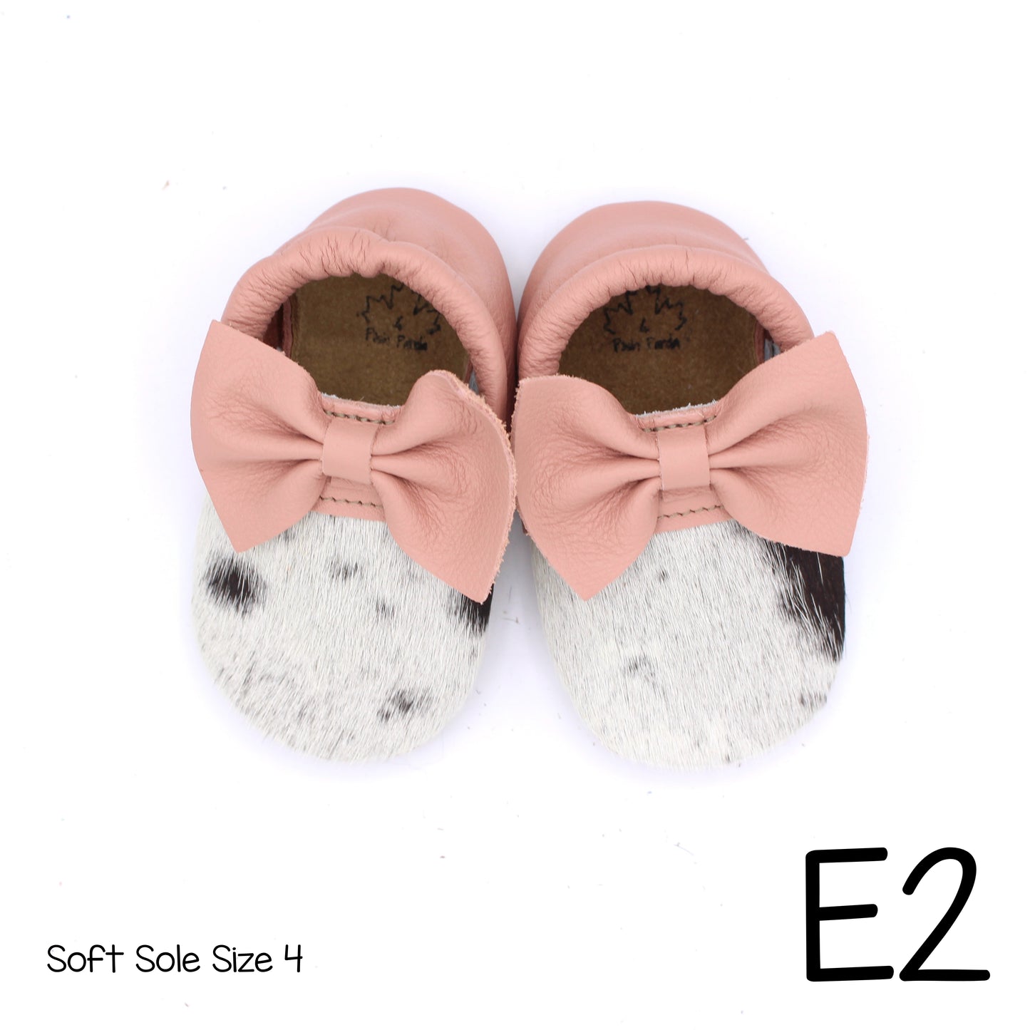 Hair Hide Mocs -  BABY/TODDLER (Soft Sole) - Size 4