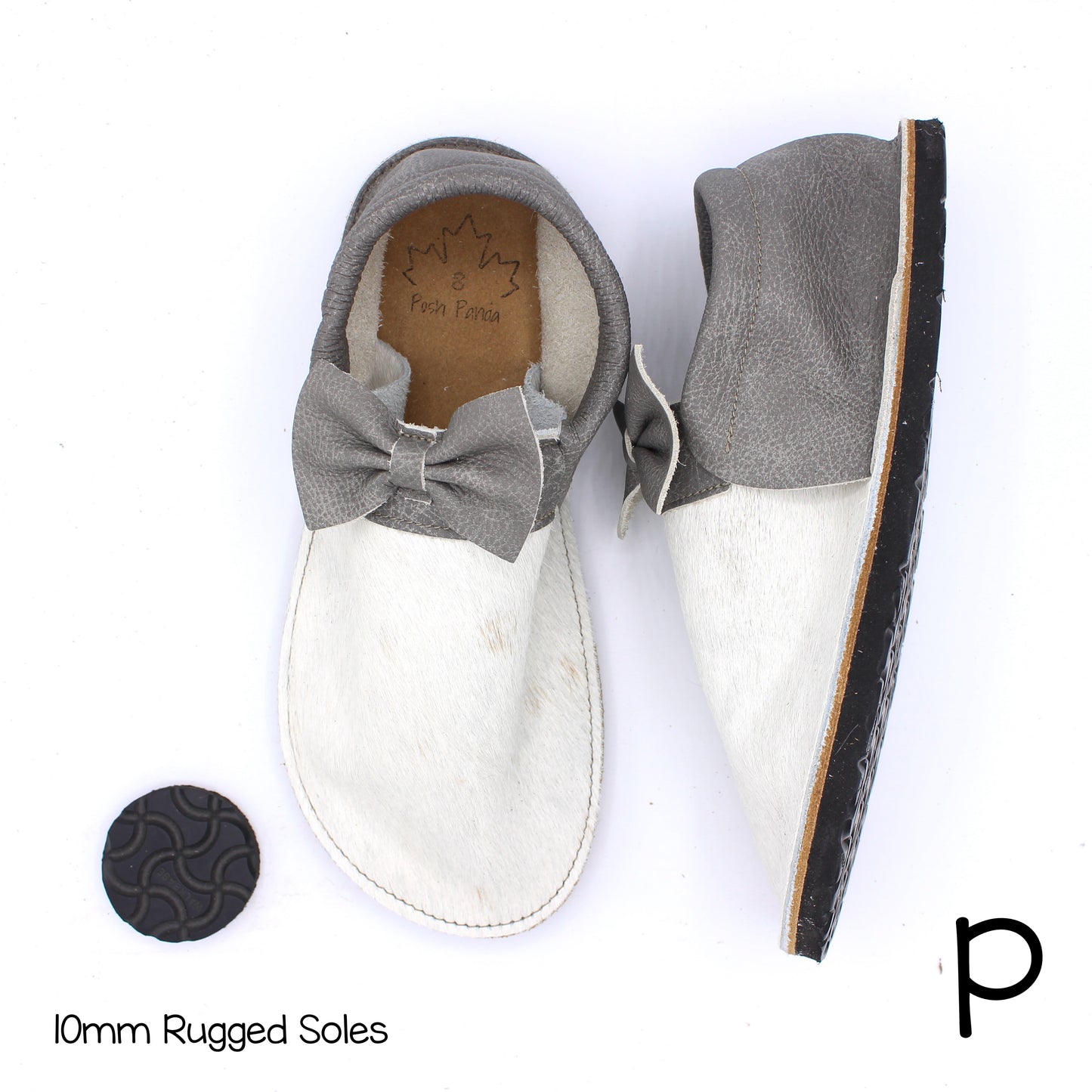 Hair Hide Collab Mocs - Ladies - SIZE 8 - RUGGED