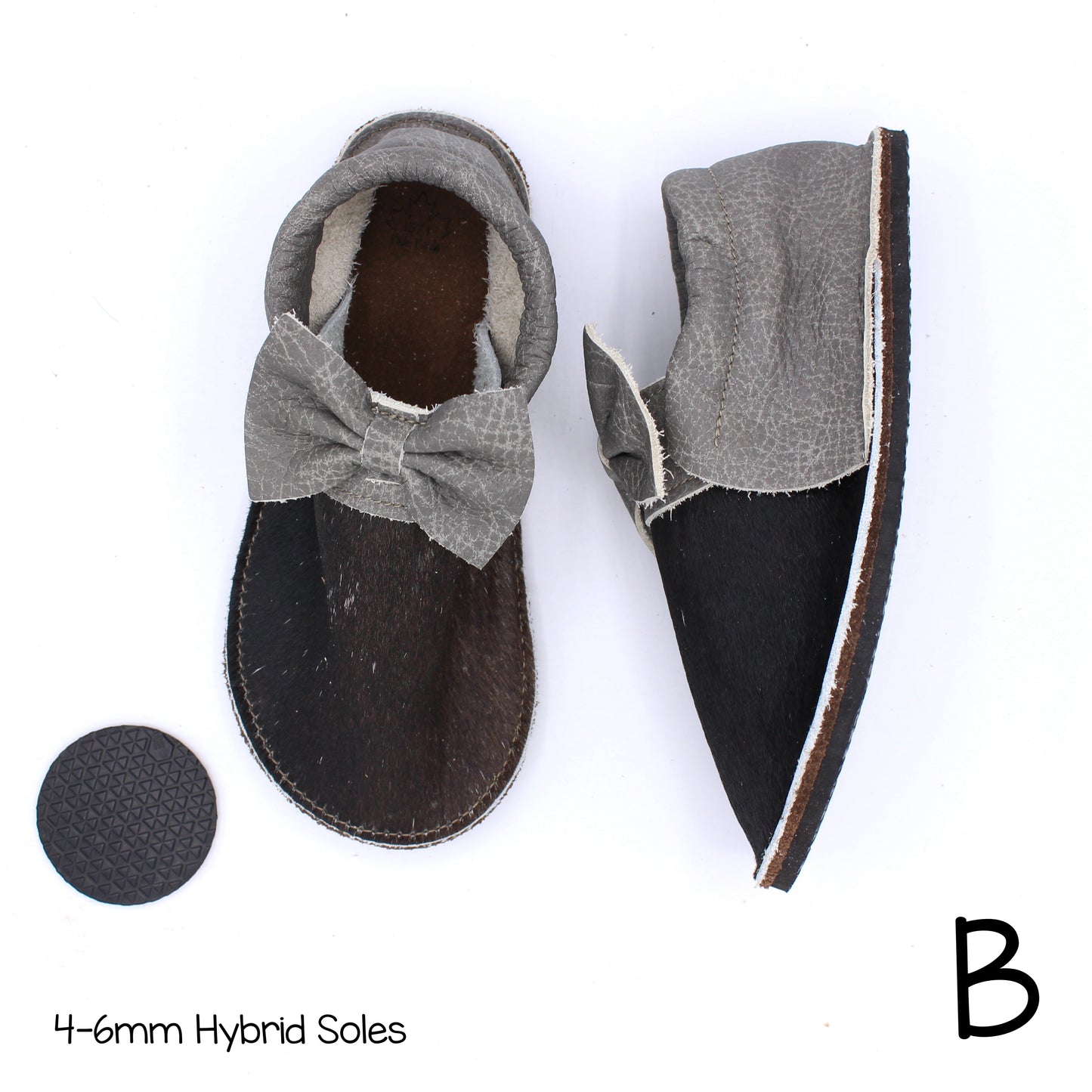 Hair Hide Mocs - YOUTH - Size 13/1 (4-6mm Sole)