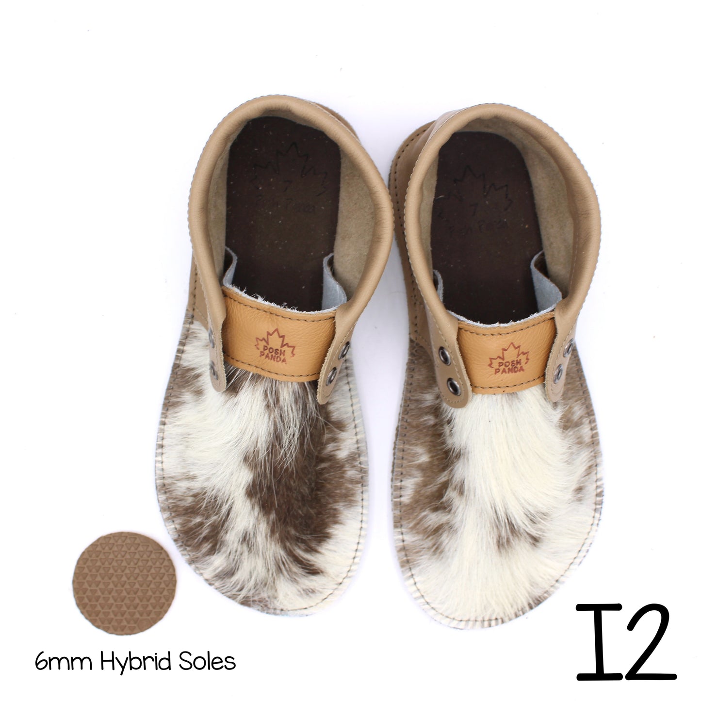 Hair Hide Collab Mocs - Ladies - SIZE 7 (4-6mm Soles)