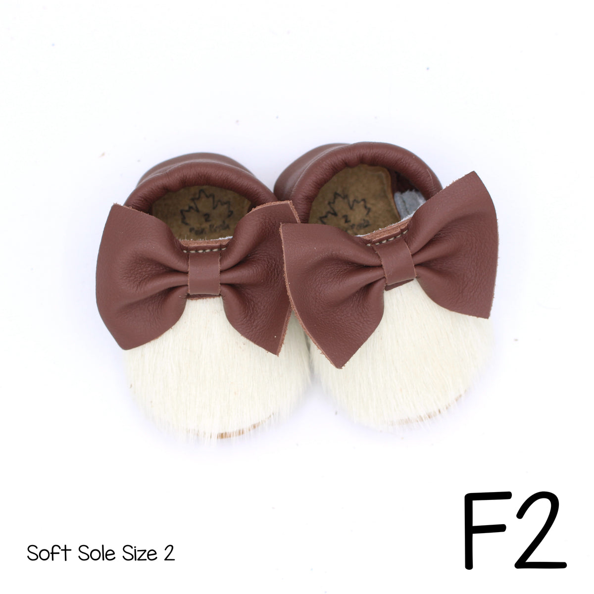 Hair Hide Mocs -  BABY/TODDLER (Soft Sole) - Size 2