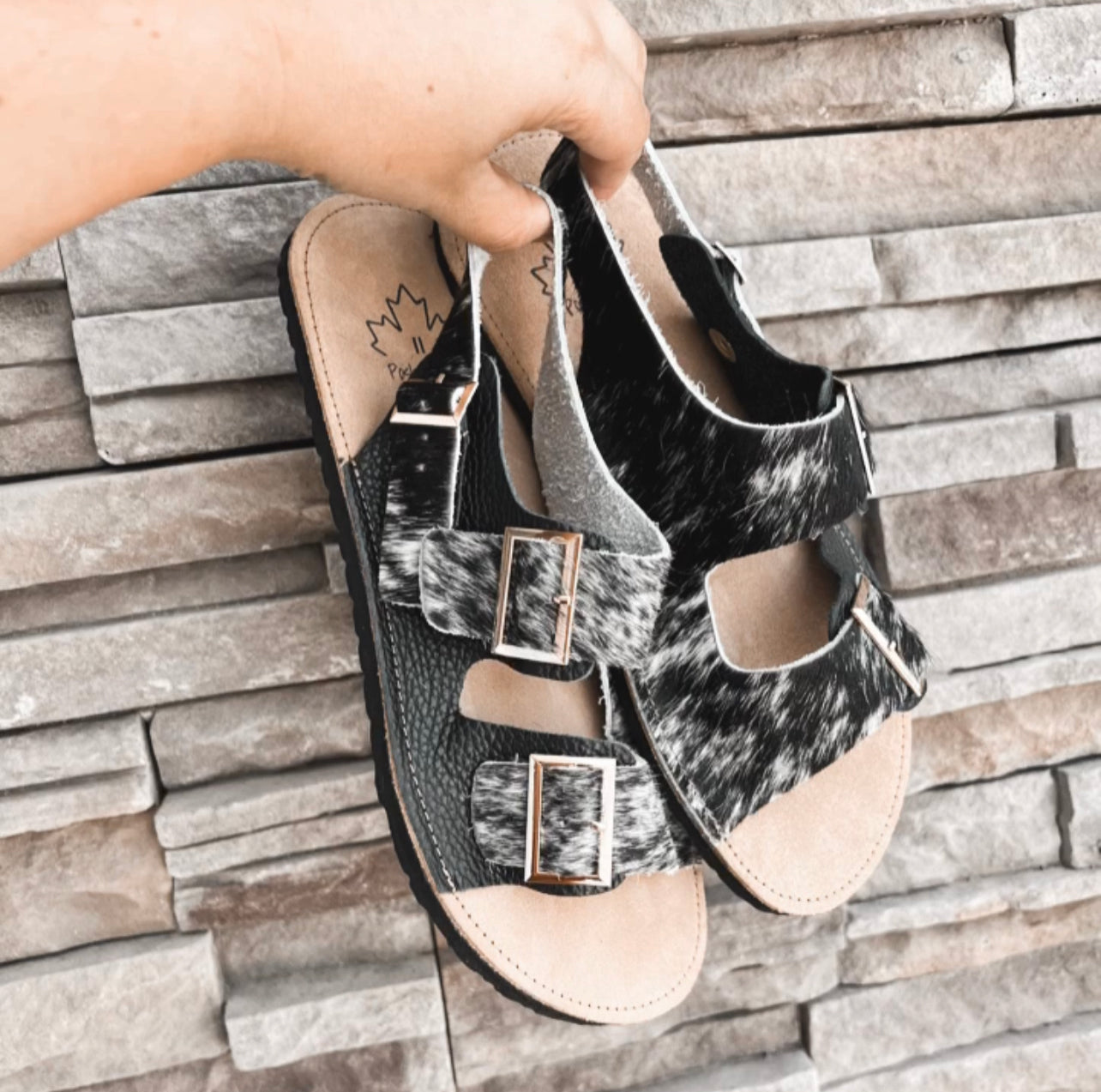 Ladies Sandals - Random Sizing - Hair Hide - READY TO SHIP – Posh Panda