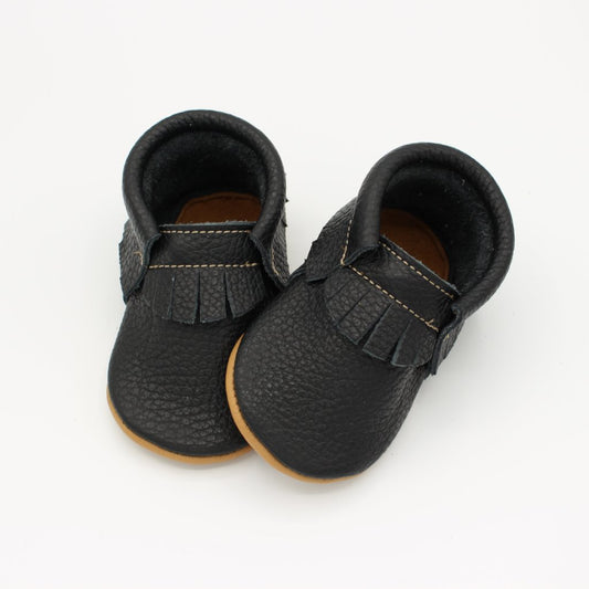 Baby Black Classic Moc - Posh Panda